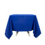 Premium Polyester Square Tablecloth 70"x70" Royal Blue 220GSM Wrinkle-Resistant Table Cover
