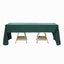Polyester 60"x126" Rectangle Tablecloth Hunter Emerald Green - Wrinkle-Resistant Table Cover