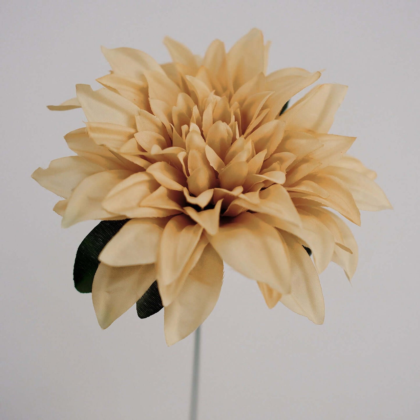 2 Bouquets 20" Champagne Artificial Silk Dahlia Flower Spray Bushes