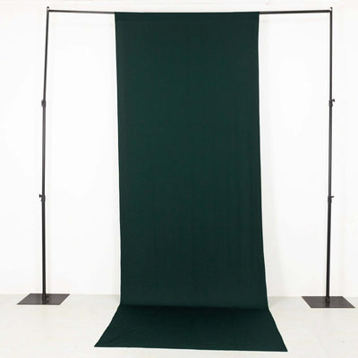 Hunter Emerald Green 4-Way Stretch Spandex Event Curtain Drapes Wrinkle Free Backdrop Event Panel with Rod Pockets