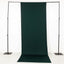 Hunter Emerald Green 4-Way Stretch Spandex Event Curtain Drapes, Wrinkle Free Backdrop Event Panel with Rod Pockets - 5ftx14ft