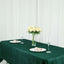 Taffeta 60"x102" Rectangle Tablecloth Hunter Emerald Green - Accordion Crinkle Table Cover