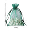 10 Pack 4"x6" Hunter Emerald Green Organza Drawstring Wedding Party Favor Gift Bags
