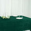 Taffeta 60"x102" Rectangle Tablecloth Hunter Emerald Green - Accordion Crinkle Table Cover