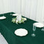 Taffeta 60"x102" Rectangle Tablecloth Hunter Emerald Green - Accordion Crinkle Table Cover