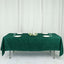 Taffeta 60"x102" Rectangle Tablecloth Hunter Emerald Green - Accordion Crinkle Table Cover