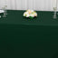 Scuba Rectangular 90"x132" Tablecloth Hunter Emerald Green - Wrinkle Free, Stain Resistant & Seamless Table Cover