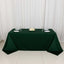Scuba Rectangular 90"x132" Tablecloth Hunter Emerald Green - Wrinkle Free, Stain Resistant & Seamless Table Cover