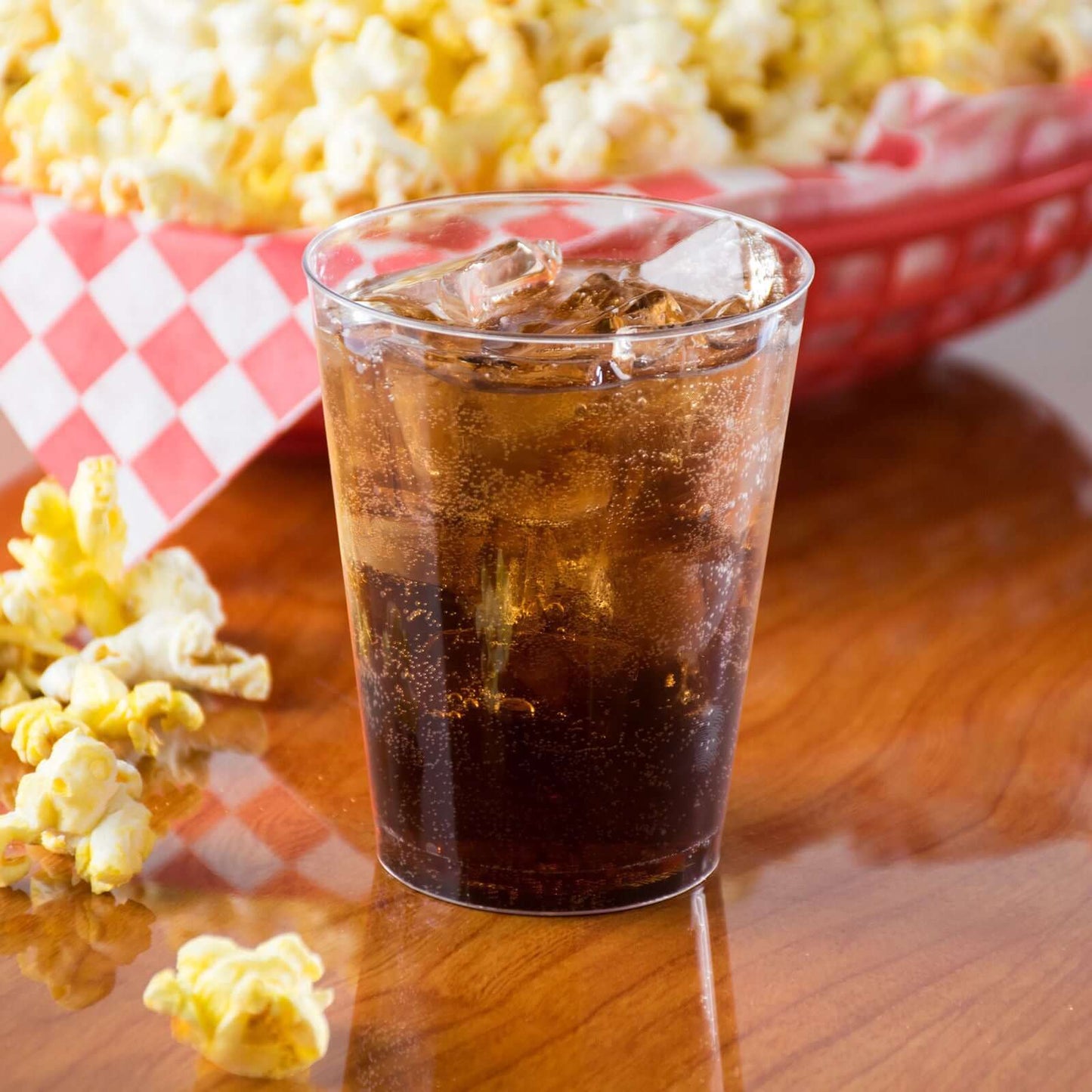 25-Pack Plastic Tumbler Cups Clear - Stylish Disposable Party Glasses 10oz