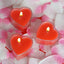 12-Pack Tealight Candles Heart Shaped Design Red - Valentines Decor for Romantic Settings Mini