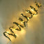 30 LED String Light Garland Green Leaf Design White Light - Battery Operated DÃ©cor Accent 10ft