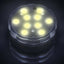 4-Pack LED Disc Lights Flower Shaped Design Warm White - Remote Operated DIY Lighting 3"