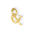 3D Marquee Symbol "&" Warm White 6 LED Lights Gold - Perfect Light-Up Accent for Decor 6"