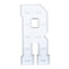 Giant LED Marquee Light Up Letter "R", White 4ft Pre-Cut Foam Board with 10 Warm White Battery Operated LEDs, Glue Gun and Sticks