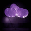 12-Pack Balloon Lights Bullet Design Purple - Waterproof LED Centerpiece Filler Lights