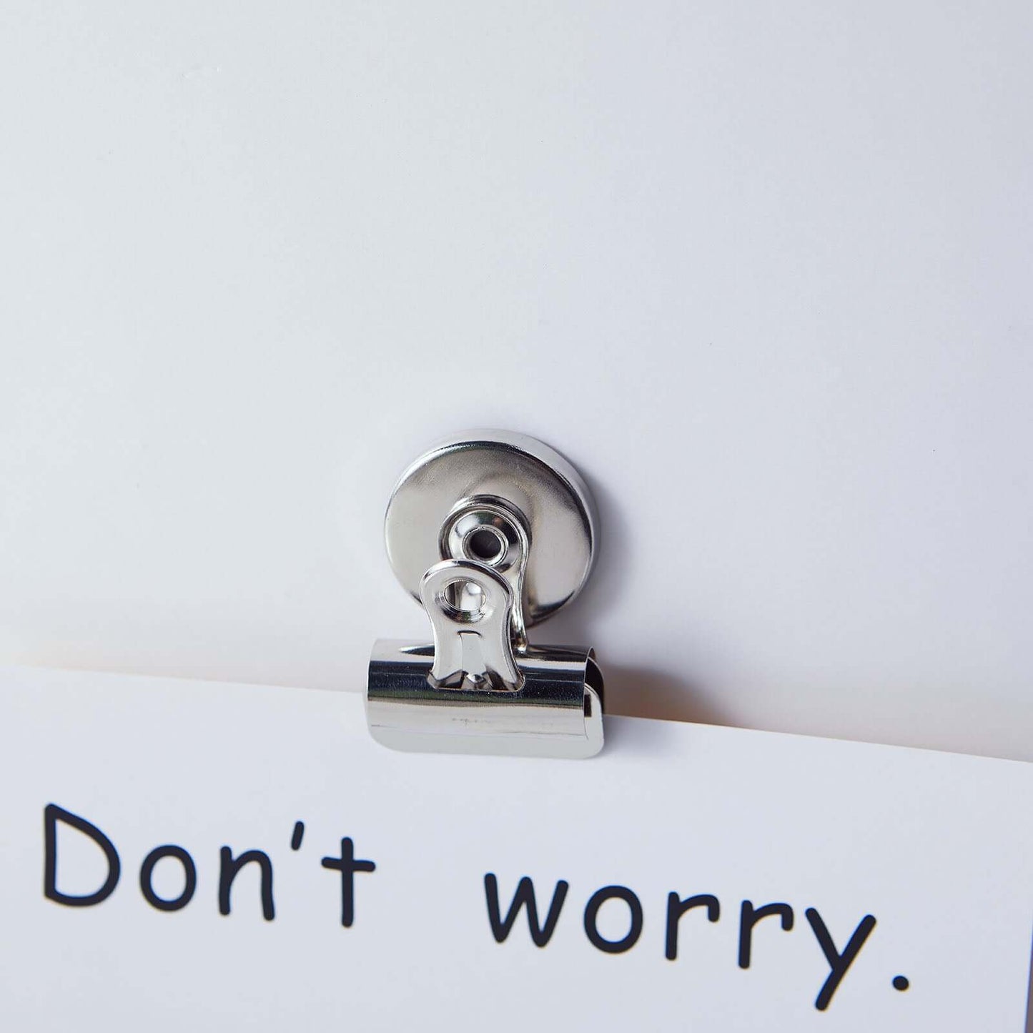 4 Pack 7.5oz Capacity Stainless Steel Heavy Duty Magnet Clips, Silver Refrigerator Bulldog Clips