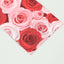 50-Pack Paper Dinner Napkins with Rose Floral Print Red/Pink 2 Ply - Stylish Boho Napkins for Events
