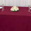 Scuba Rectangular 90"x156" Tablecloth Burgundy - Wrinkle Free, Stain Resistant & Seamless Table Cover