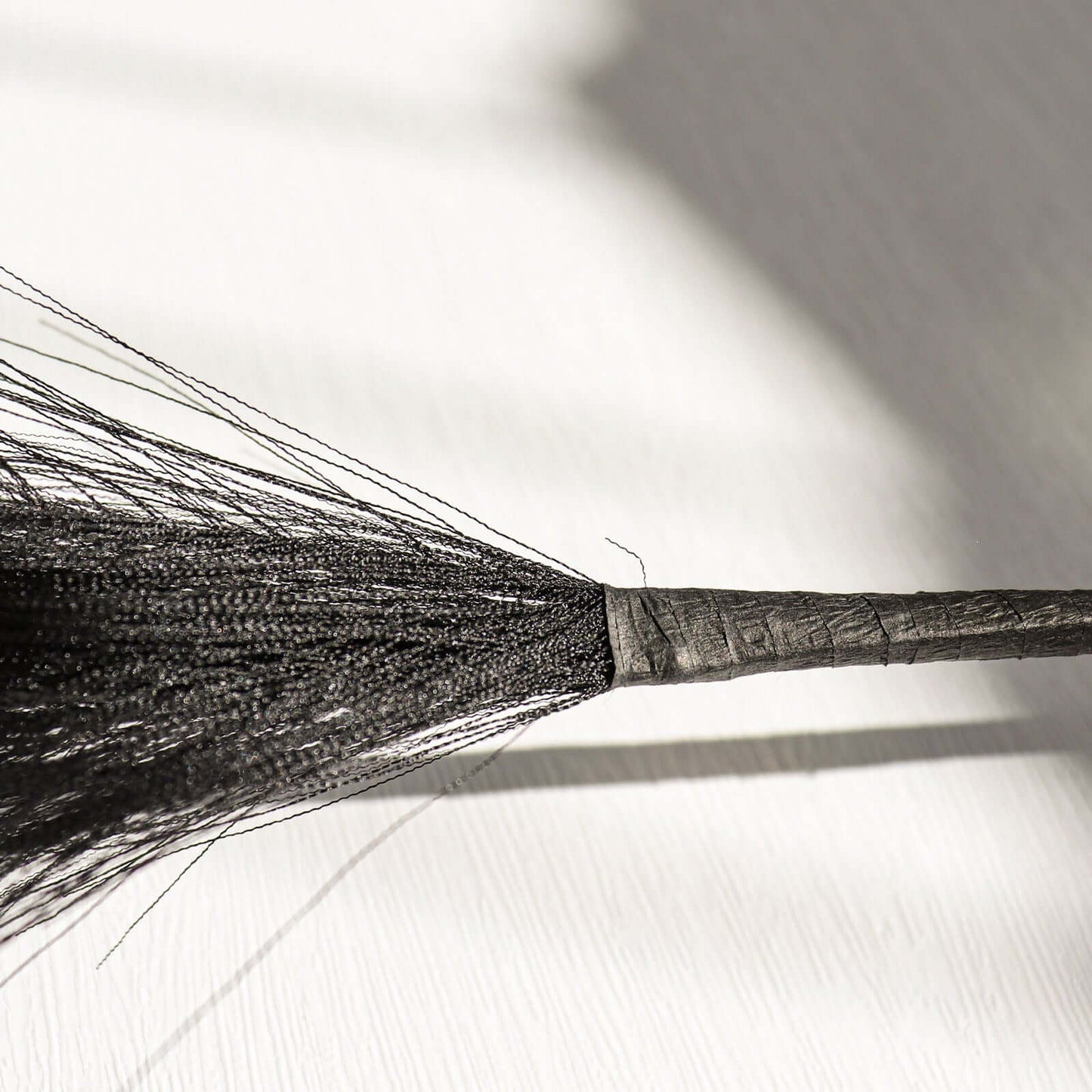 3 Stems Artificial Pampas Grass Decor Black - Soft Realistic Faux Ornamental Grass Branches for Rustic Boho Chic Backdrops Floral Styling & Vase Displays 44"