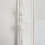 2-Tier Hanging Planter Basket with Tassels Ivory Double Boho Design - Cotton Rope Indoor Decorative Holders