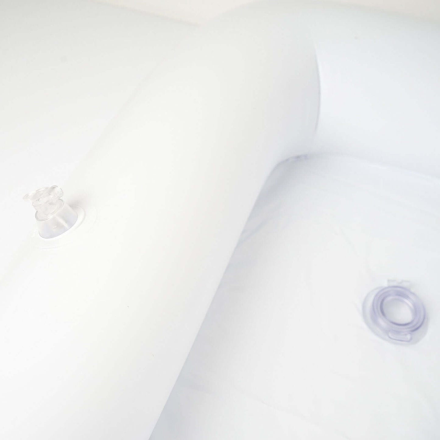 2-Pack Inflatable Ice Coolers with Drain Plug - Buffet Serving Bars for Pool Parties and BBQs 50"x24"