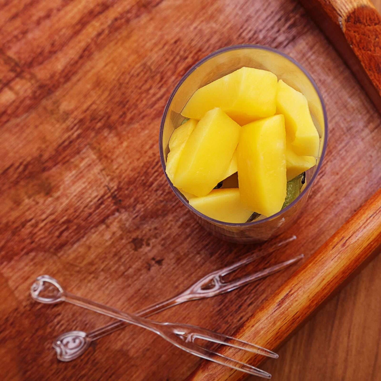 24-Pack Plastic Appetizer Cups Clear Diminutive Flasket - Lightweight Disposable Cups for Treats 3oz