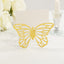 25-Pack Paper Butterfly Place Card Holders Gold with White Printable Cards - 3D Free Standing Table Number Stands 3"x5"