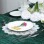 6-Pack Dining Table Mats Floral Lace Design White - Vinyl Non-Slip Surface with Vintage Appeal 15"