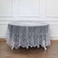 Lace 90" Round Tablecloth White - Premium Design for Versatile Table Decor