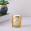 6-Pack Gold Glass Votive Tealight Holders - Stylish Primrose Design for Weddings & DÃ©cor