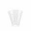 25-Pack Plastic Party Cups Clear Crystal - Stylish Short Disposable Glasses 9oz