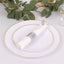 Set of 24 Silver Plastic Silverware with Pre-Rolled White Paper Napkins - Disposable Wrapped Fork, Spoon, and Knife Set