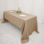 Faux Burlap Jute 60"x126" Rectangle Tablecloth Natural - Rustic Event Table Linen