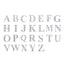 4 Pack 5" Iridescent Alphabet Stickers Banner, Customizable Stick on Letters - Y