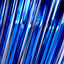 8ft Royal Blue Metallic Tinsel Foil Fringe Doorway Curtain Party Backdrop