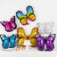 Set of 6 Assorted Butterfly Helium Foil Balloons, Fairy Tale Theme Party Supplies - 21",23",28"