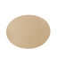 50 Pack 13" Round Disposable Paper Placemats â€“ Taupe Cardboard Dining Table Mats, 120 GSM
