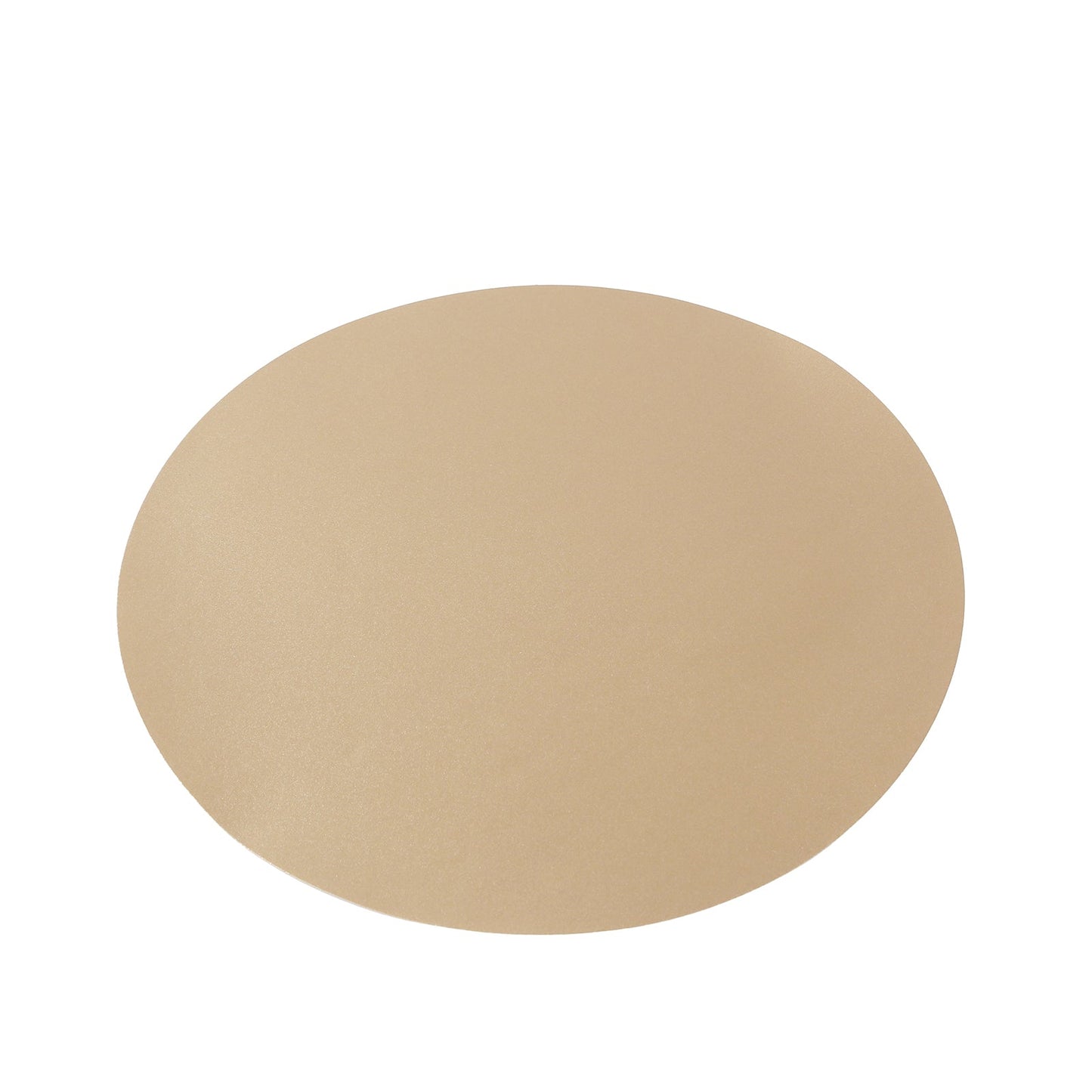 50 Pack 13" Round Disposable Paper Placemats â€“ Taupe Cardboard Dining Table Mats, 120 GSM
