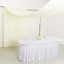 Ivory 4-Way Stretch Spandex Event Curtain Drapes, Wrinkle Free Backdrop Event Panel with Rod Pockets - 5ftx18ft