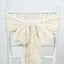 5 Pack Cheesecloth Gauze 16"x88" Chair Sashes Cream - Boho Chair Decorations