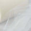 6"x100 Yards Ivory Tulle Fabric Bolt, Sheer Fabric Spool Roll For Crafts