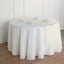 Faux Linen 12"x108" Table Runner Ivory - Slubby Textured & Wrinkle Resistant Table Decor