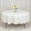 Fire Retardant Premium Polyester 90" Round Tablecloth Ivory - High-Performance Table Cover