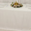 Lamour Satin 90"x132" Rectangle Tablecloth Ivory - Soft & Silk-Like Seamless Table Cover