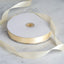 100 Yards 7/8" Ivory Single Face Decorative Satin Ribbon