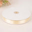 100 Yards 7/8" Ivory Single Face Decorative Satin Ribbon