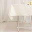 Cotton Blend 54"x54" Square Tablecloth Ivory - Wrinkle-Resistant Table Cover