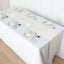 Polyester 12"x108" Table Runner Ivory - Durable & Wrinkle-Resistant Table Decor