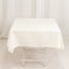 Cotton Blend 54"x54" Square Tablecloth Ivory - Wrinkle-Resistant Table Cover
