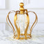 Metal Royal Crown Cake Topper Gold - Sophisticated Wedding Cake Centerpiece Decor for Themed Events 9"